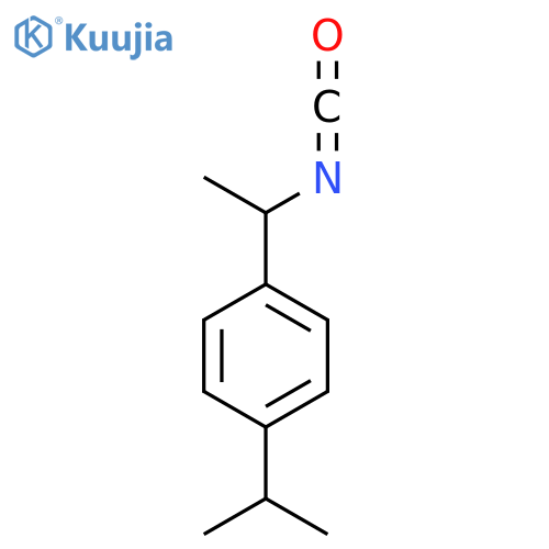 1-(1-Isocyanatoethyl)-4-(propan-2-yl)benzene structure