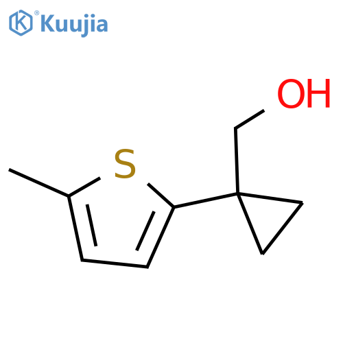 1-(5-methylthiophen-2-yl)cyclopropylmethanol structure