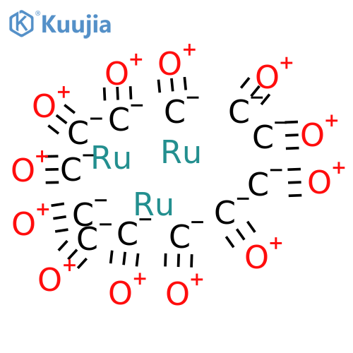 Dodecacarbonyltriruthenium (0) structure