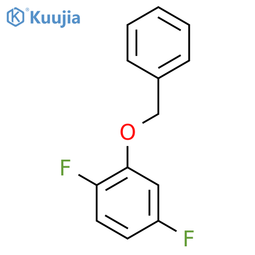 Benzyloxybenzene, 2,5-difluoro- structure
