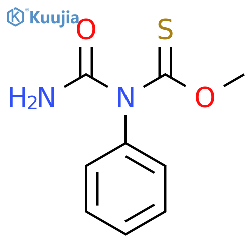 Carbamothioic acid,(aminocarbonyl)phenyl-, O-methyl ester (9CI) structure
