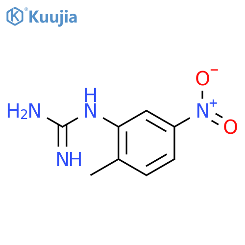 2-Methyl-5-nitrophenylguanidine structure