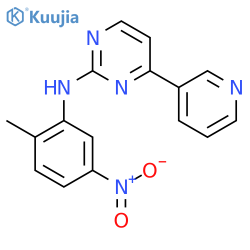 N-(2-Methyl-5-nitrophenyl)-4-(pyridin-3-yl)pyrimidin-2-amine structure