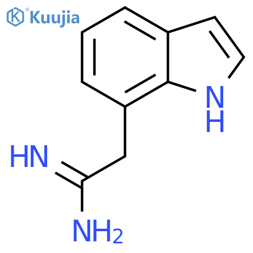 2-(1H-indol-7-yl)ethanimidamide structure