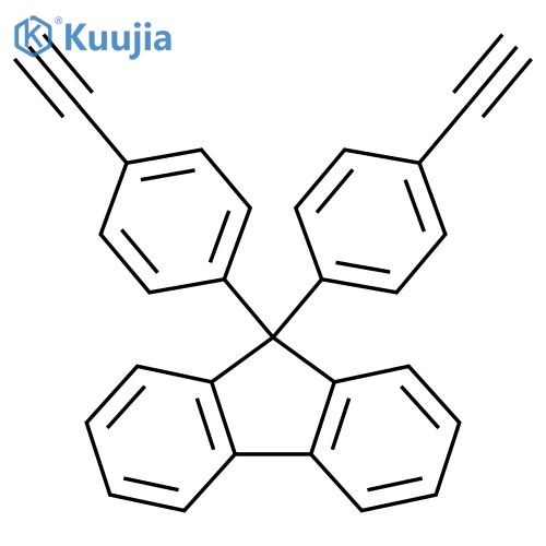 9H-Fluorene, 9,9-bis(4-ethynylphenyl)- structure