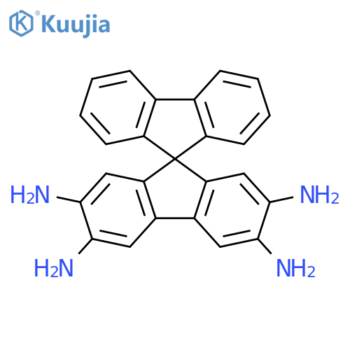 9,9'-Spirobi[9H-fluorene]-2,3,6,7-tetramine structure