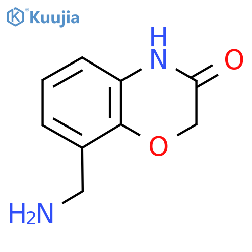 8-(aminomethyl)-3,4-dihydro-2H-1,4-benzoxazin-3-one structure