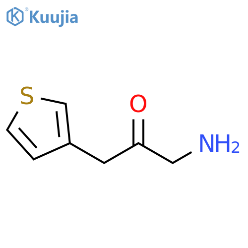 2-Propanone, 1-amino-3-(3-thienyl)- structure
