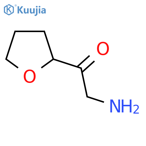 2-amino-1-(oxolan-2-yl)ethan-1-one structure