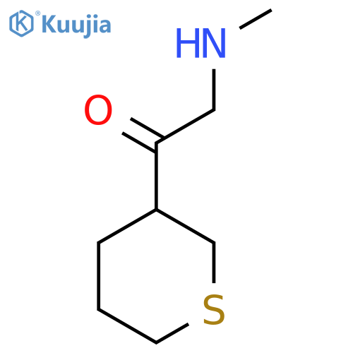 2-(methylamino)-1-(thian-3-yl)ethan-1-one structure