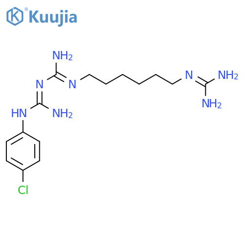 Chlorhexidine guanidine structure