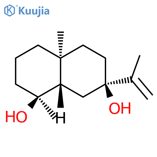 1,7-Naphthalenediol,decahydro-1,4a-dimethyl-7-(1-methylethenyl)-, (1S,4aS,7R,8aS)- structure