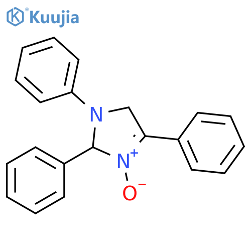 1H-Imidazole, 2,5-dihydro-1,2,4-triphenyl-, 3-oxide structure