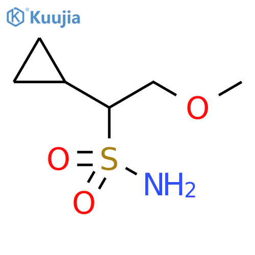 Cyclopropanemethanesulfonamide, α-(methoxymethyl)- structure
