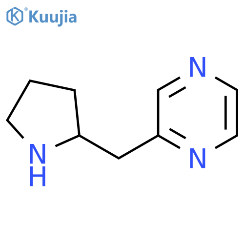 2-(pyrrolidin-2-yl)methylpyrazine structure