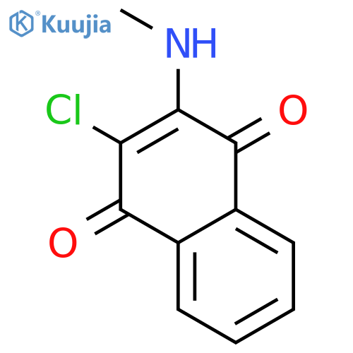 1,4-Naphthalenedione,2-chloro-3-(methylamino)- structure