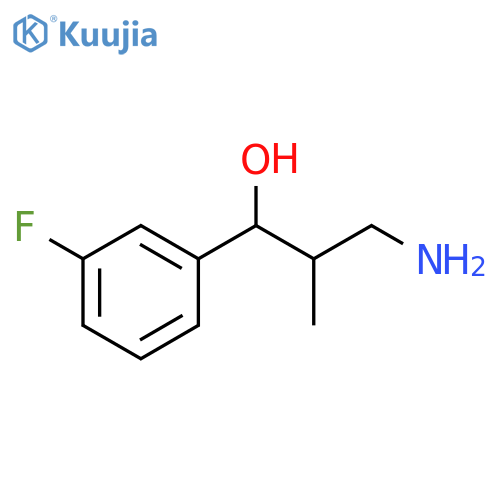 Benzenemethanol, α-(2-amino-1-methylethyl)-3-fluoro- structure