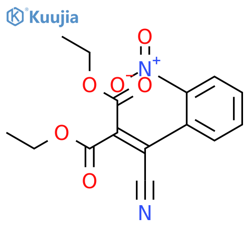 PROPANEDIOIC ACID, [CYANO(2-NITROPHENYL)METHYLENE]-, DIETHYL ESTER structure