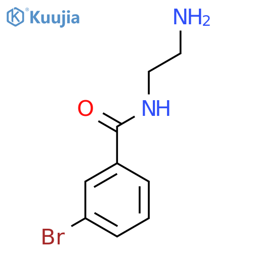 N-(2-aminoethyl)-3-bromobenzamide structure