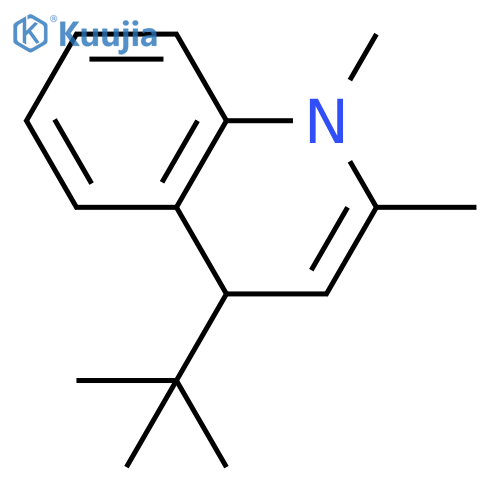 Quinoline, 4-(1,1-dimethylethyl)-1,4-dihydro-1,2-dimethyl- structure