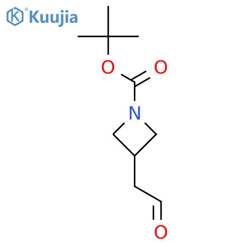 Tert-butyl 3-(2-oxoethyl)azetidine-1-carboxylate structure