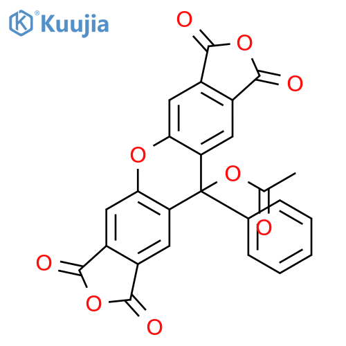 1H-Difuro[3,4-b:3',4'-i]xanthene-1,3,7,9(11H)-tetrone, 11-(acetyloxy)-11-phenyl- structure
