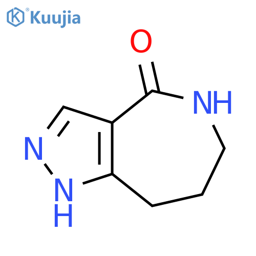 1H,4H,5H,6H,7H,8H-pyrazolo4,3-cazepin-4-one structure