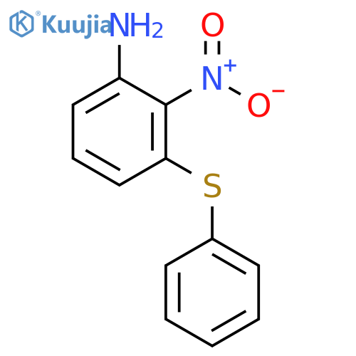 2-nitro-3-(phenylsulfanyl)aniline structure