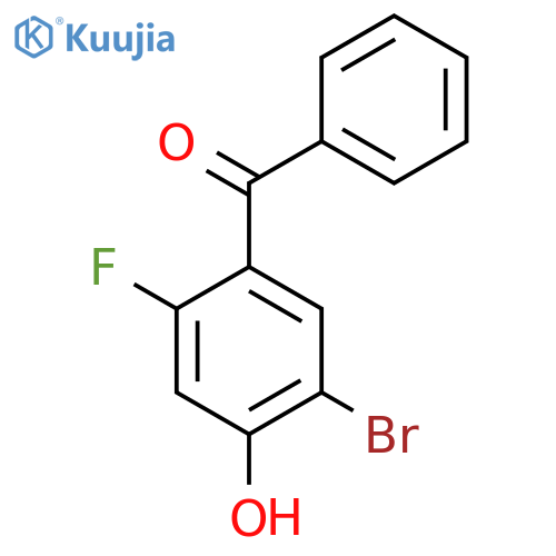 4-benzoyl-2-bromo-5-fluorophenol structure