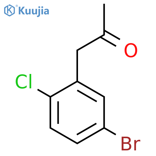 1-(5-Bromo-2-chlorophenyl)propan-2-one structure