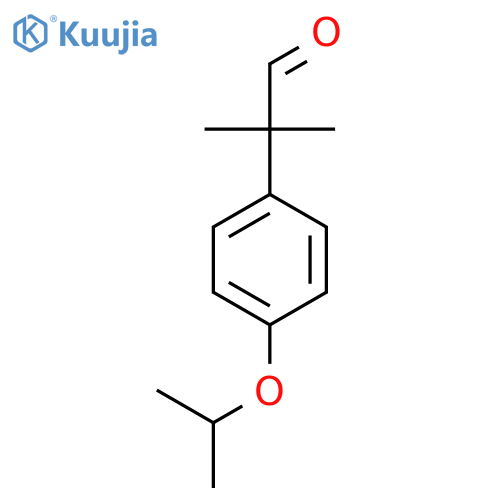 2-methyl-2-4-(propan-2-yloxy)phenylpropanal structure