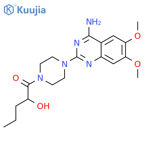 1-4-(4-Amino-6,7-dimethoxy-2-quinazolinyl)-1-piperazinyl-2-hydroxy-1-pentanone structure