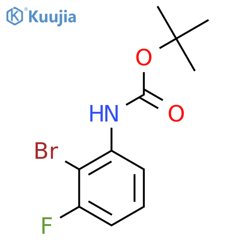Tert-butyl (2-bromo-3-fluorophenyl)carbamate structure