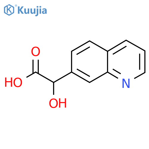 2-hydroxy-2-(quinolin-7-yl)acetic acid structure