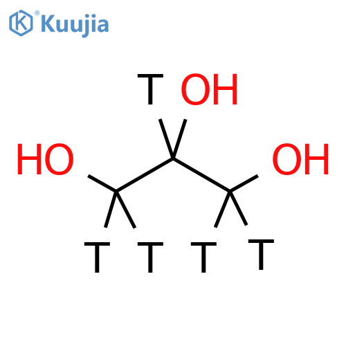 GLYCEROL-1,2,3-3H structure