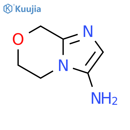 8H-Imidazo[2,1-c][1,4]oxazin-3-amine, 5,6-dihydro- structure