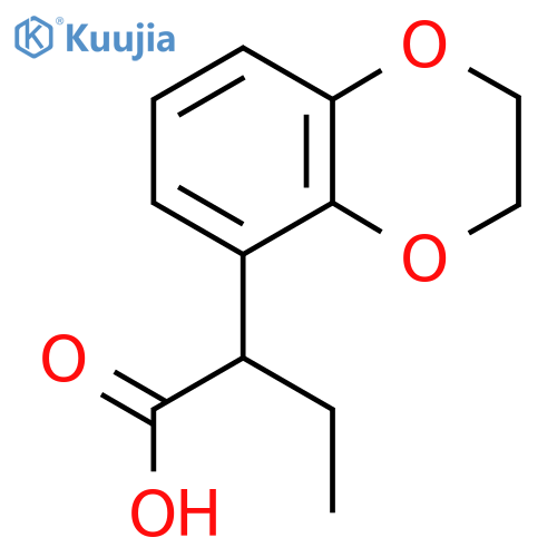 2-(2,3-dihydro-1,4-benzodioxin-5-yl)butanoic acid structure