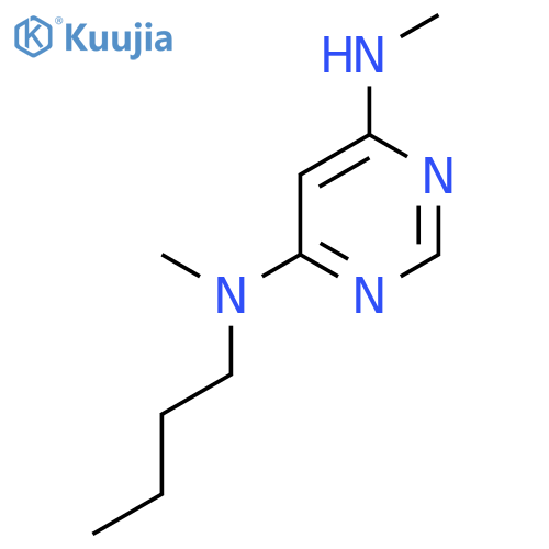 N4-Butyl-N4,N6-dimethylpyrimidine-4,6-diamine structure