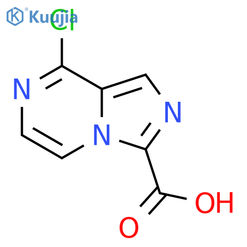 8-chloroimidazo[1,5-a]pyrazine-3-carboxylic acid structure