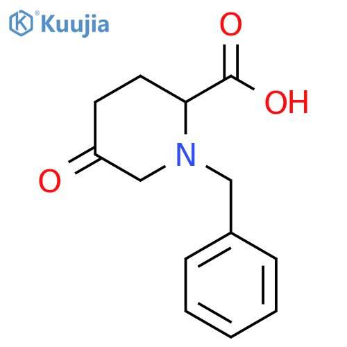 1-benzyl-5-oxopiperidine-2-carboxylic acid structure
