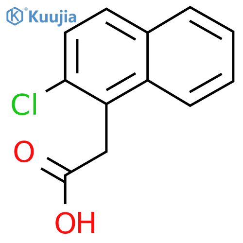 2-Chloro-1-naphthylacetic acid structure