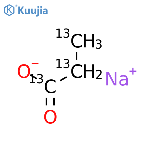 Sodium Propionate-13C3 structure