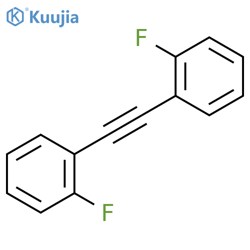 Benzene, 1,1'-(1,2-ethynediyl)bis[2-fluoro- structure