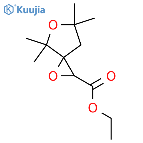 Ethyl 5,5,7,7-tetramethyl-1,6-dioxaspiro[2.4]heptane-2-carboxylate structure