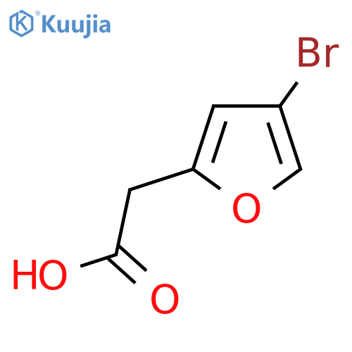 2-(4-bromofuran-2-yl)acetic acid structure