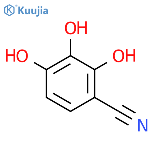 Benzonitrile,2,3,4-trihydroxy- structure