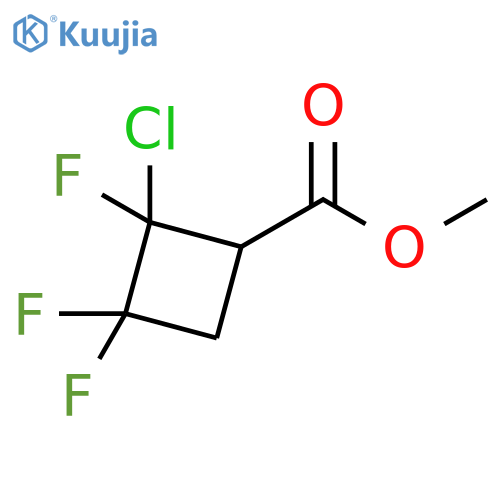 Cyclobutanecarboxylic acid, 2-chloro-2,3,3-trifluoro-, methyl ester structure