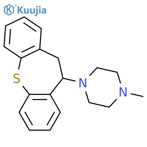 Piperazine,1-(10,11-dihydrodibenzo[b,f]thiepin-10-yl)-4-methyl- structure
