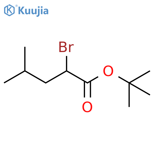 tert-Butyl 2-Bromo-4-methylpentanoate structure