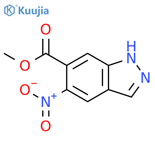 methyl 5-nitro-1H-indazole-6-carboxylate structure